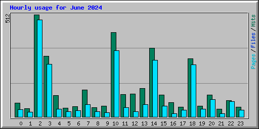 Hourly usage for June 2024